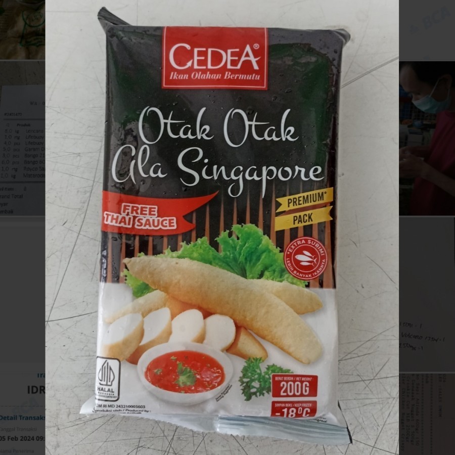 

Cedea Otak Otak Singapore 200gr