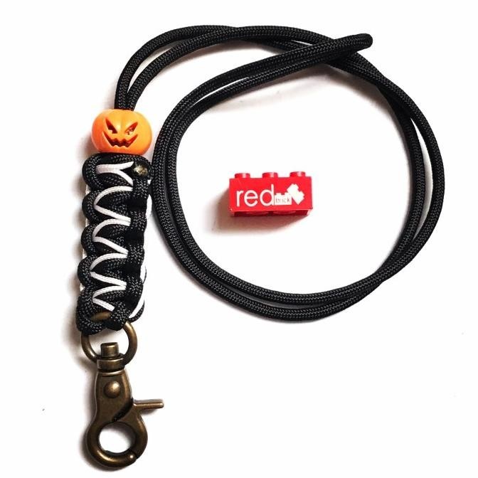 

BEBAS ONGKIR - Tali Lanyard / Gantungan Name Tag LEGO Halloween Pumpkin