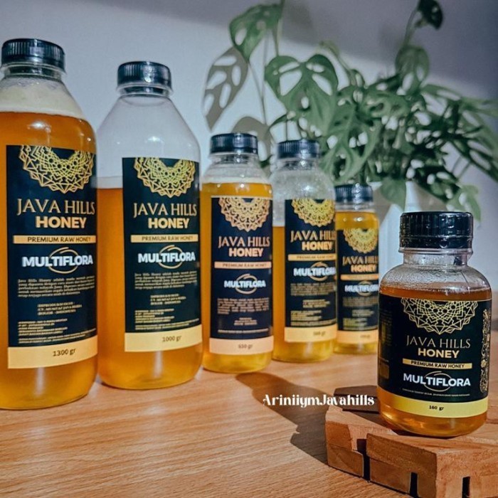 

Ready Madu multiflora java hills honey berbagai ukuran madu murni madu asli