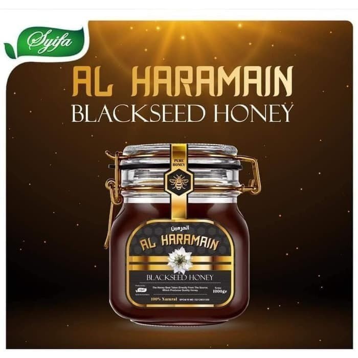 

Ready Madu Arab Al-Haramain 500grMadu Habbatussauda Asli Blackseed Honey