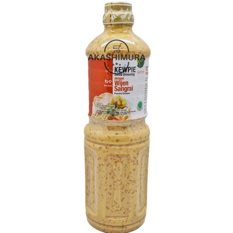 

Kewpie Salad Dressing Roasted Sesame-Wijen Sangrai 1 Liter ZS88