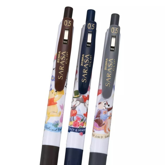 

Ready Zebra Sarasa Disney Pooh Mickey Mouse Chip n' Dale Pen Limited Edition