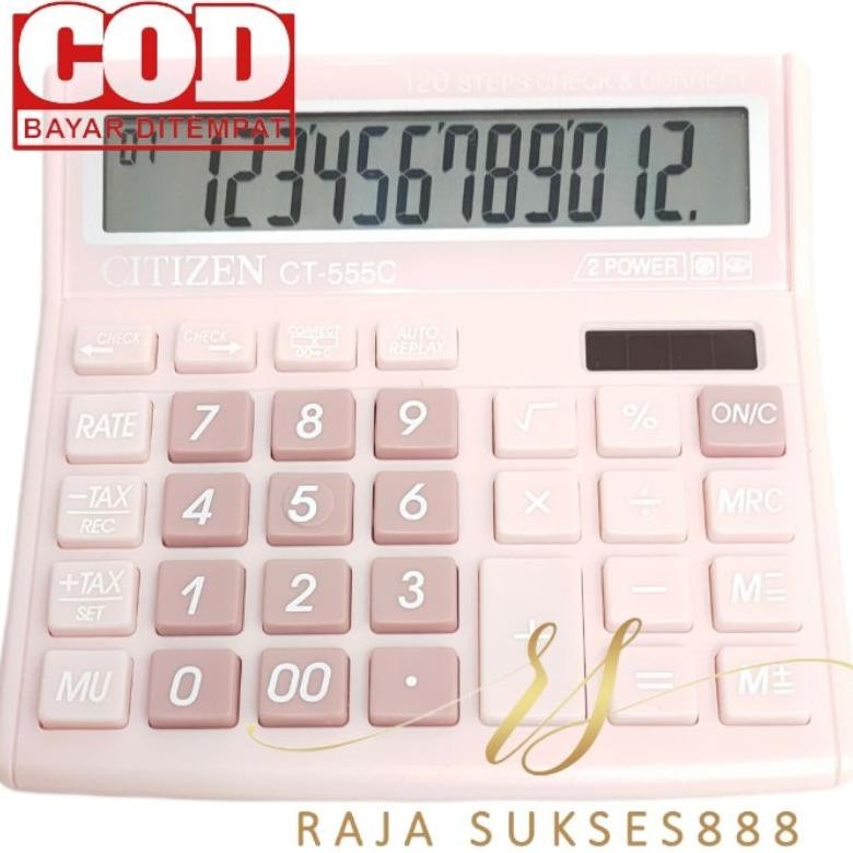 

Um57 Calculator Citizen CT 555 Warna Pastel Kalkulator CITIZEN 555N 555 N 12 DIGIT CHECK ULANG CHECK CORRECT Termurah