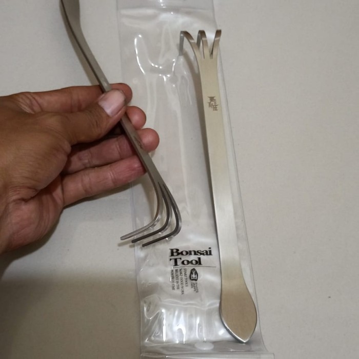 Alat Garukan Akar Bonsai Stainless Maxwam Alat Bonsai
