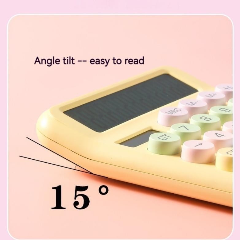 

Mega Sale Penjual LokalBesar Keyboard Calculator Kalkulator Tenaga Surya 12 digit Layar ultra lebar Macaron Multicolor Pastel Kalkulator Murah