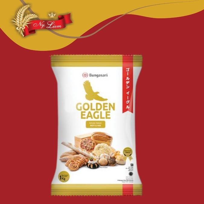 

Tepung Terigu GOLDEN EAGLE - Protein Tinggi 1 kg