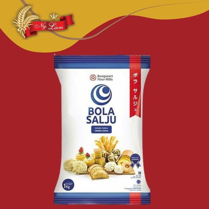 

Tepung Terigu BOLA SALJU 1 kg - Protein Sedang