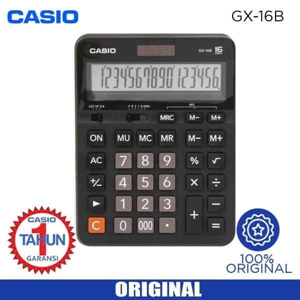 

Ready Casio GX-16B Black