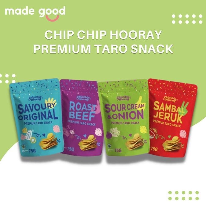 

Chip Chip Hooray Keripik Talas Snack Diet Premium Cemilan Taro Sehat