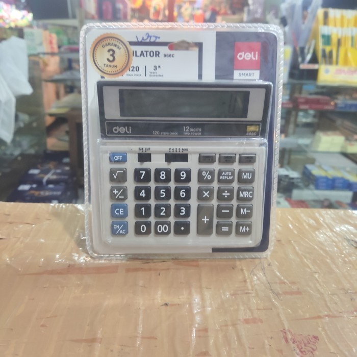 

Ready Calculator deli smart 868 12 digit