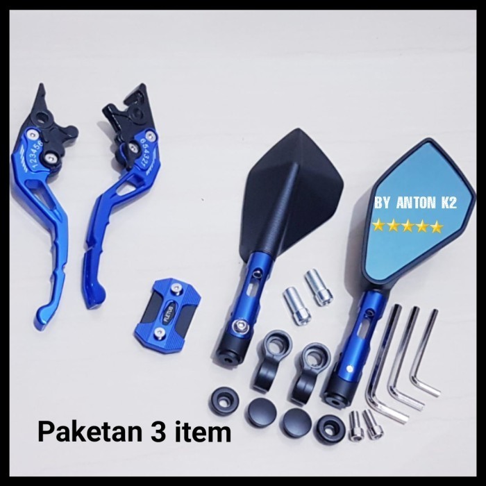 Paketan 3 Item-Spion Tomok Variasi Motor Aerox 155/Aerox 155 New/Lexi