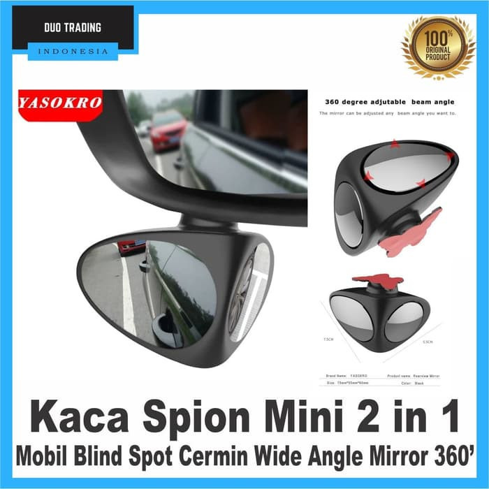 Kaca Spion Mini 2 In1 Blind Spot Mirror Mobil Avanza New
