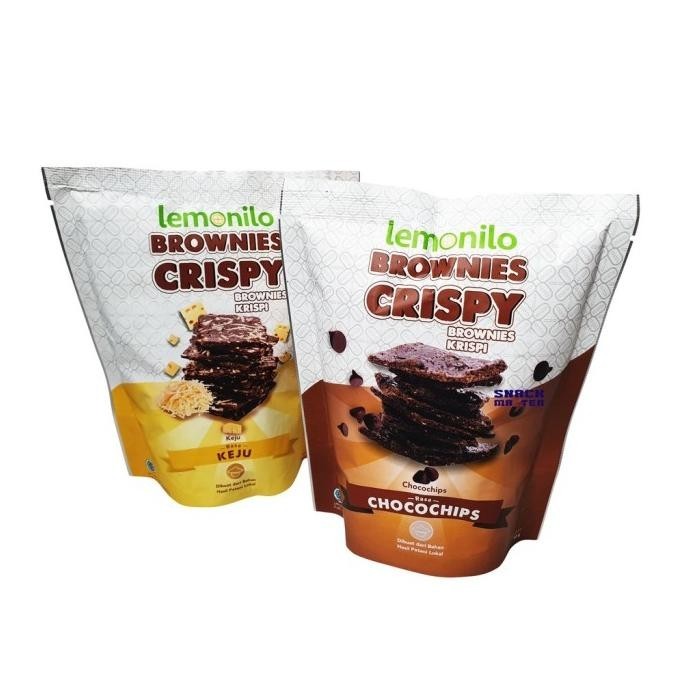 

LEMONILO BROWNIES CRISPY 40 gr Coklat/ Keju Snack Diet Sehat