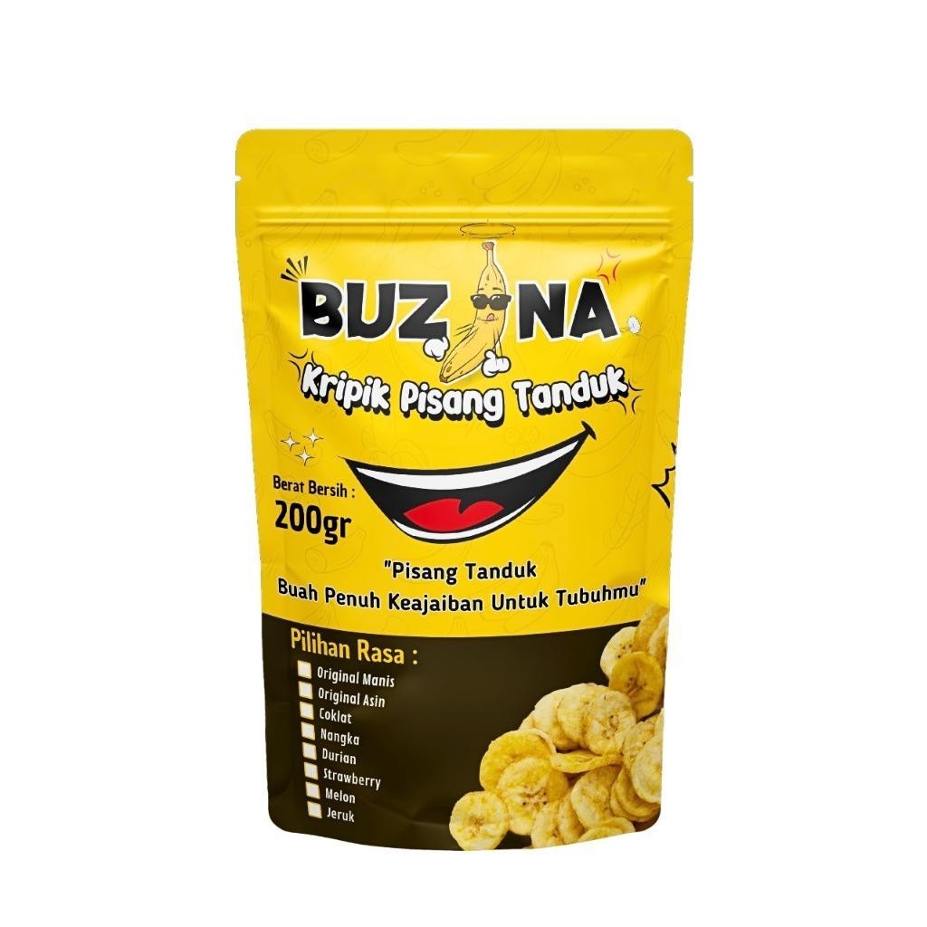 

(Big Sale) Keripik Pisang Tanduk Buzina Promo Beli 1 Gratis 1