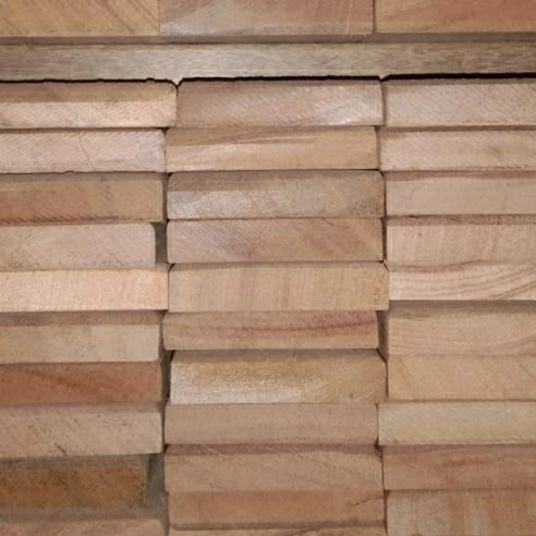 papan kayu bengkirai polos / tebal 2.5cm