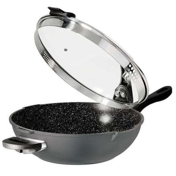 [Promo] Stoneline Future Wok32Cm + Lid (Pfoa&Ptfe Free)