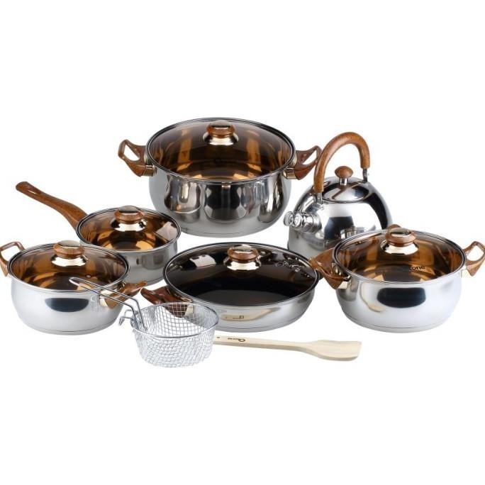 [Ready Stock] [ Oxone ] Panci Set Oxone Ox 933 - Stainless