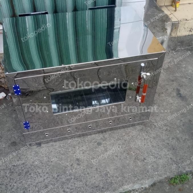 [Ready Stock] Oven Gas Stainless Steel 90X50X50 Semi Bima Bandung Ambil Di Toko