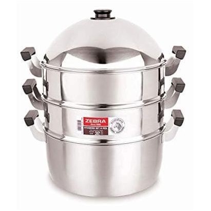 [Ready] Zebra Steamer Set 32 Cm / Panci Kukus Stainless Zebra 164432