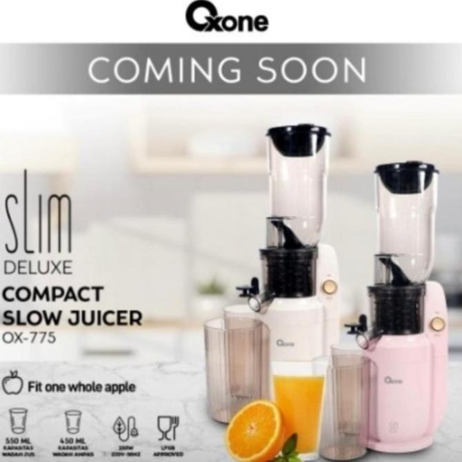 [Baru] New Oxone Slow Juicer Ox-775 Slim Deluxe Compact Ox775