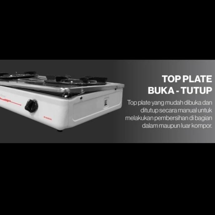 [Promo] Kompor Gas Rinnai Ri 602 E(W)/Kompor Gas Rinnai 2 Tungku