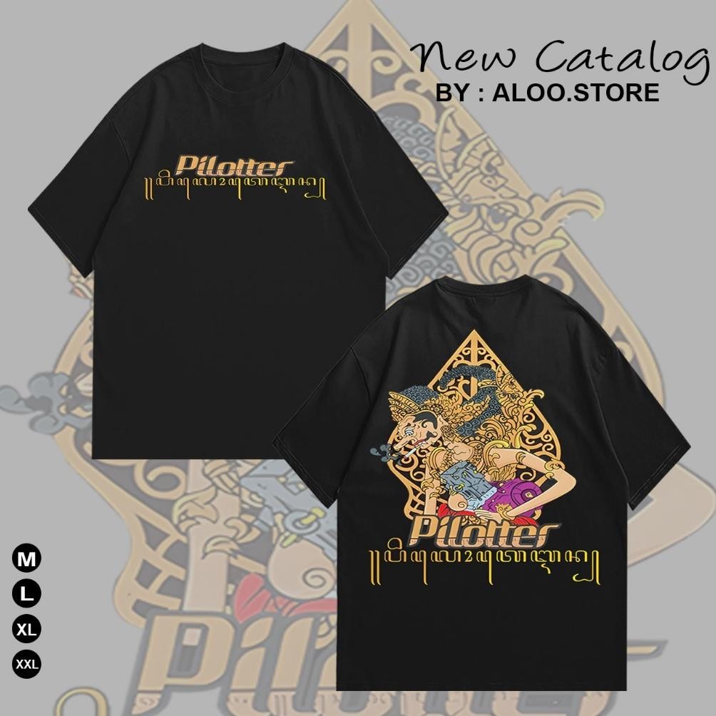 Kaos Pilotter Wayang Original Pilotter Wayang New Article Baju Anak Dewasa Pria Wanita