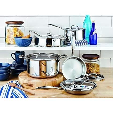 [Baru] Heritage Steel 10 Piece Cookware Set-Made In Usa