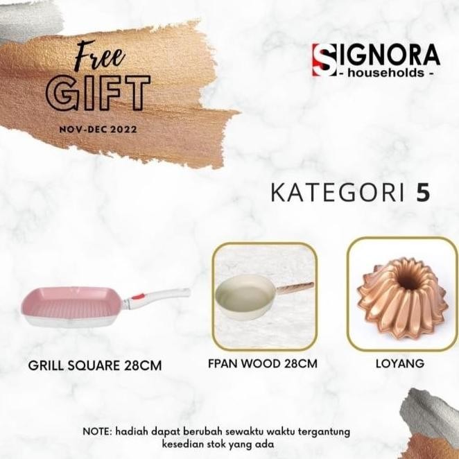 [New] Terbaru Panci Presto Signora Pressurecooker Deluxe Anti Lengket