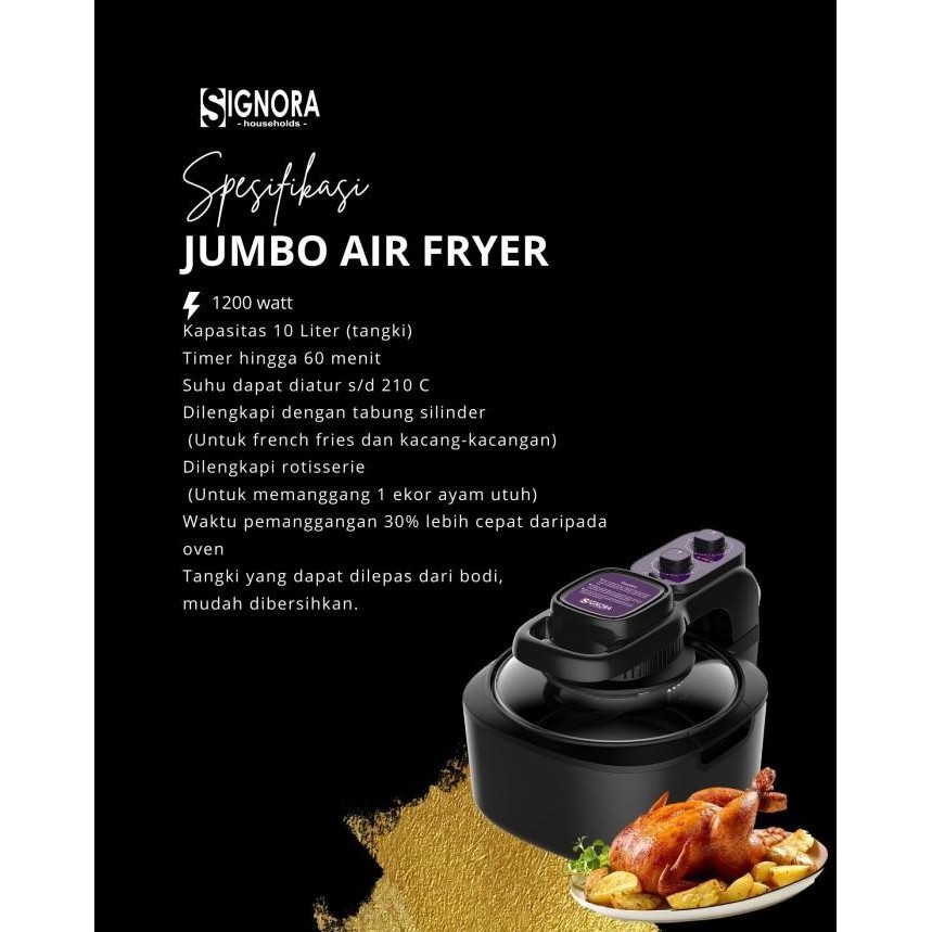 [Ready] Jumbo Airfryer Signora