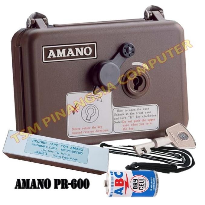 [Ready Stock] Amano Pr600 Amano Security Amano Watchman'S Clock / Security Patrol
