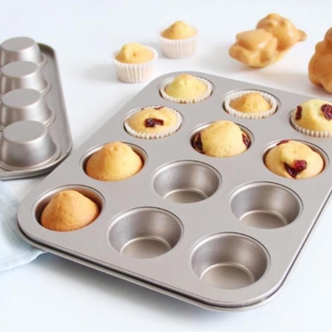 loyang Mini muffin 12cup baking pan / loyang cup cake