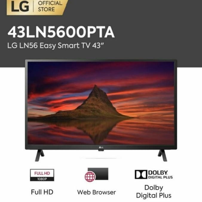[Garansi] Lg 43Ln560Pta Ln56 Easy Smart Tv Led 43 Inch Full Hd Hdr - 43Ln5600Pta