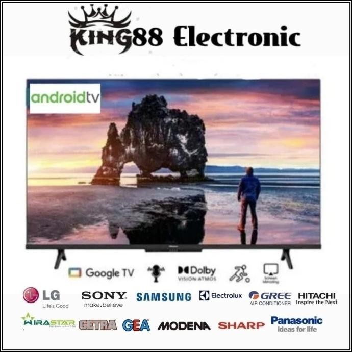 [Ready Stock] Hisense 55A6500H Led Tv 55 Inch Smart Android Uhd 4K Dolby Atmos