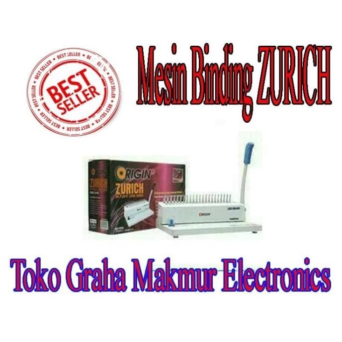 [Ready] Origin Zurich Mesin Jilid - Mesin Binding - Mesin Jilid Spiral Plastik