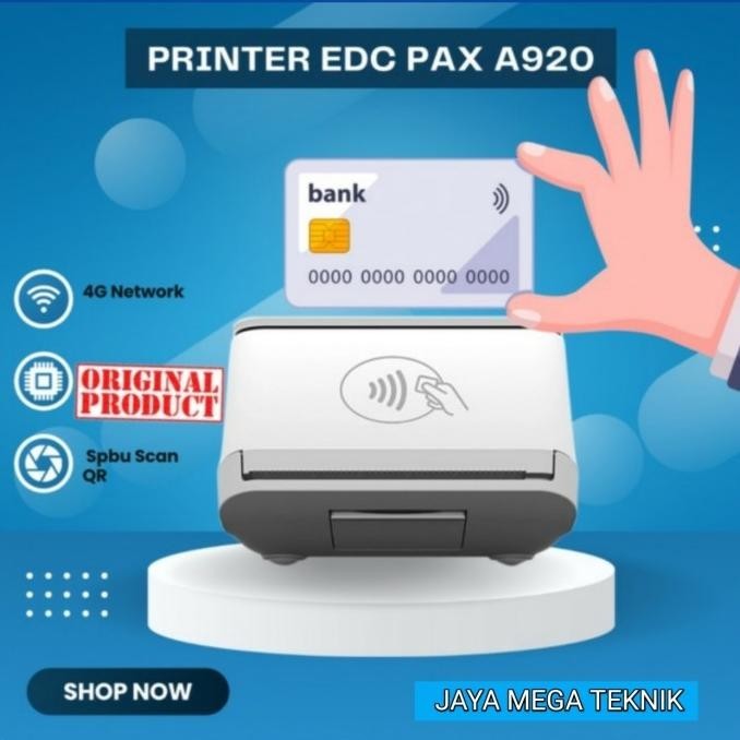[Ready] Mesin Android Edc A920 Edc Pax Spbu
