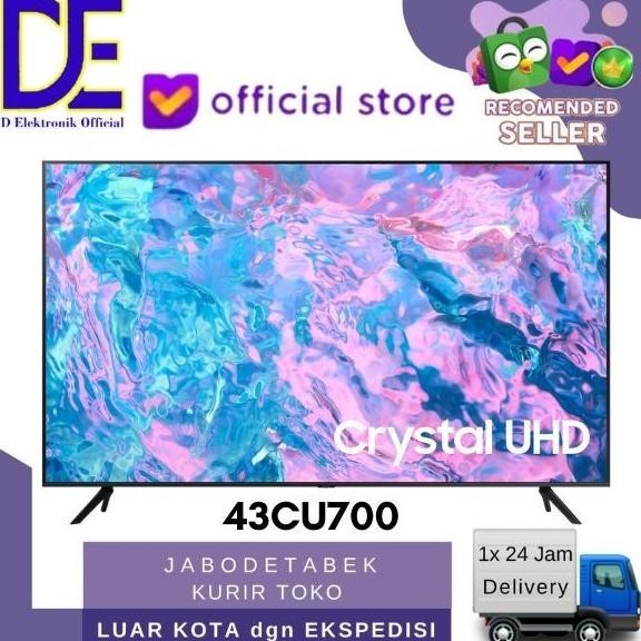 [Garansi] Tv Samsung Ua43Cu7000Kxxd Led 43 Inch Cu7000 43Cu7000 Uhd 4K Smart Tv