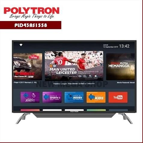 [Garansi] Polytron Pld43As1558 Led Tv 43 Inch Smart Tv Mola