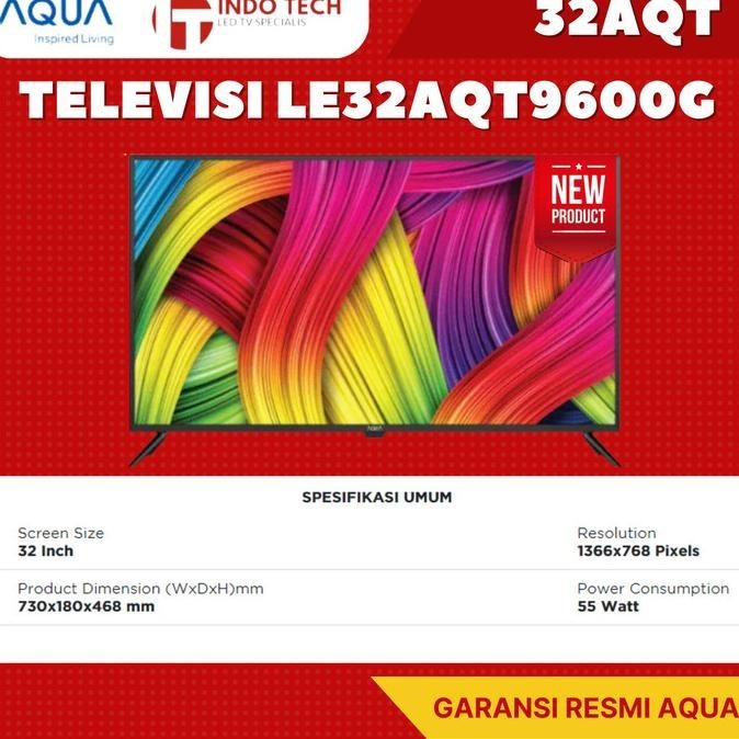 [New] Aqua Led Digital Tv 32 Inch Le32Aqt9600G / Le 32Aqt9600 G / 32Aqt9600G