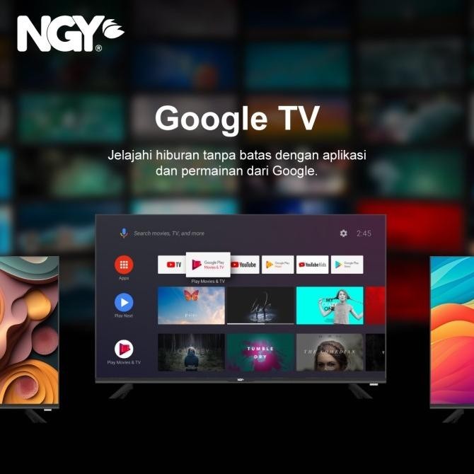 [Promo] Ngy Android Led Tv Digital Hd 32 Inch / Televisi Hdmi Usb | Ngy-3208S Nagoya