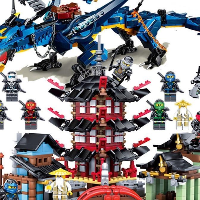 Nano Blo Lego Ninja Ninjago Nifigure Puzzle Susun Edukasi Mainan Anak Laki-Laki 8 Tahun