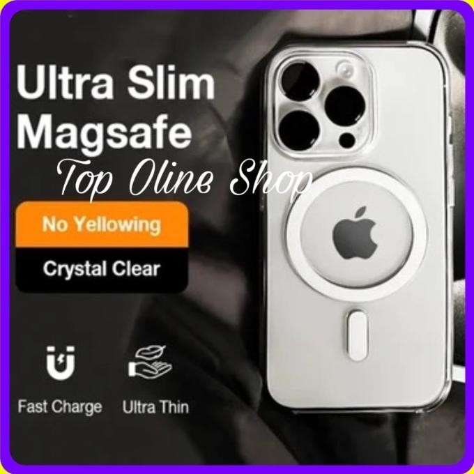 Iphone 11 / 12 / 13 Mini Pro Max Case Magsafe Hard Soft Armor Clear Pc