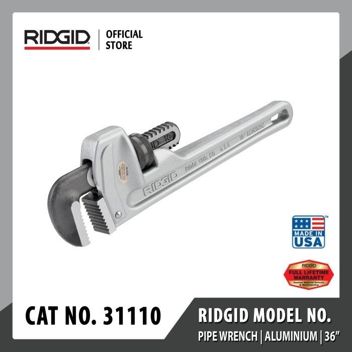RIDGID PIPE WRENCH ALUMINIUM 36'-31110