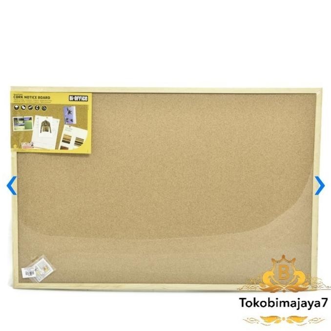 

TERBARU - Papan tempel corkboard 90 cm x 60 cm