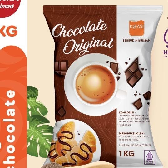 

Kreasi Bubuk Chocolate 1 Kg / Numan Serbuk Chocolate Powder