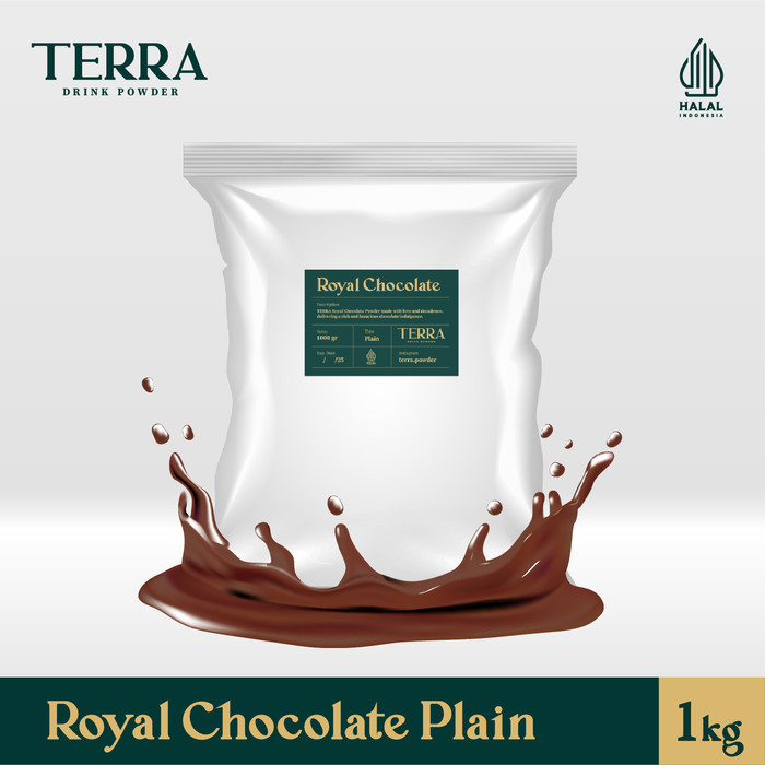 

TERRA Royal Chocolate Plain Powder - Bubuk Minuman Cokelat Tanpa Gula K02