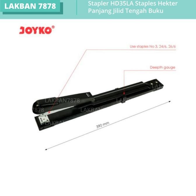 

Stapler HD35LA Staples Hekter Panjang JOYKO HD-35LA Jilid Tengah Buku