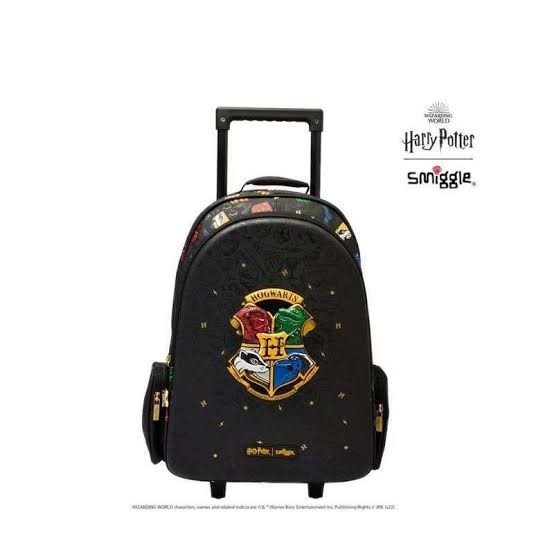 Tas Smiggle Trolley Backpack Harry, Kylie, Astronot, Mickey, Minnie