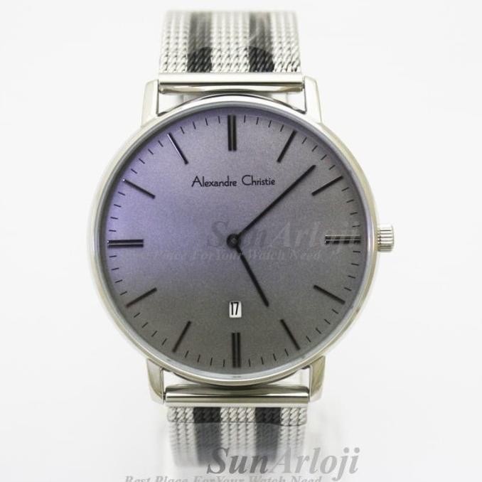 [Ready Stock] Alexandre Christie Ac 8582 Md Silver