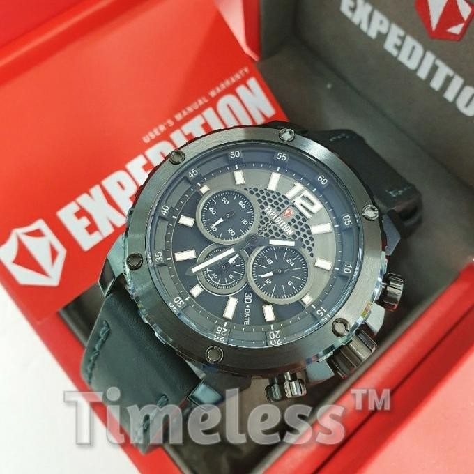 [Baru] Jam Tangan Pria Expedition E 6767 M Black
