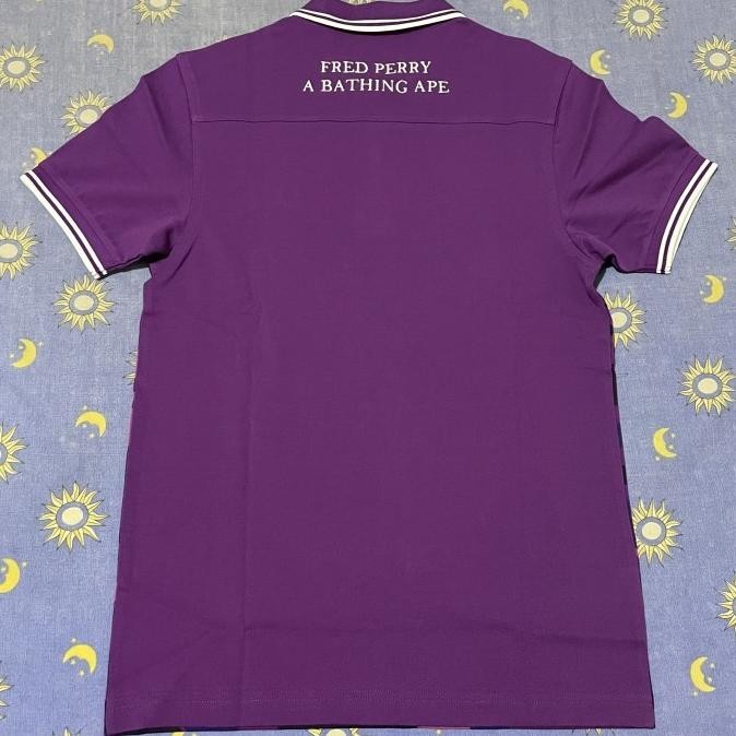 [New] Fred Perry X Bape Camo Polo Purple